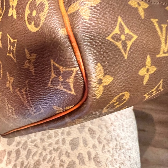 Authentic Louis Vuitton Monogram Deauville Hand Bag M47270 LV leopard - Picture 9 of 13